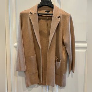 J Crew Sophie open-front sweater-blazer Women’s Large in Heather Khaki